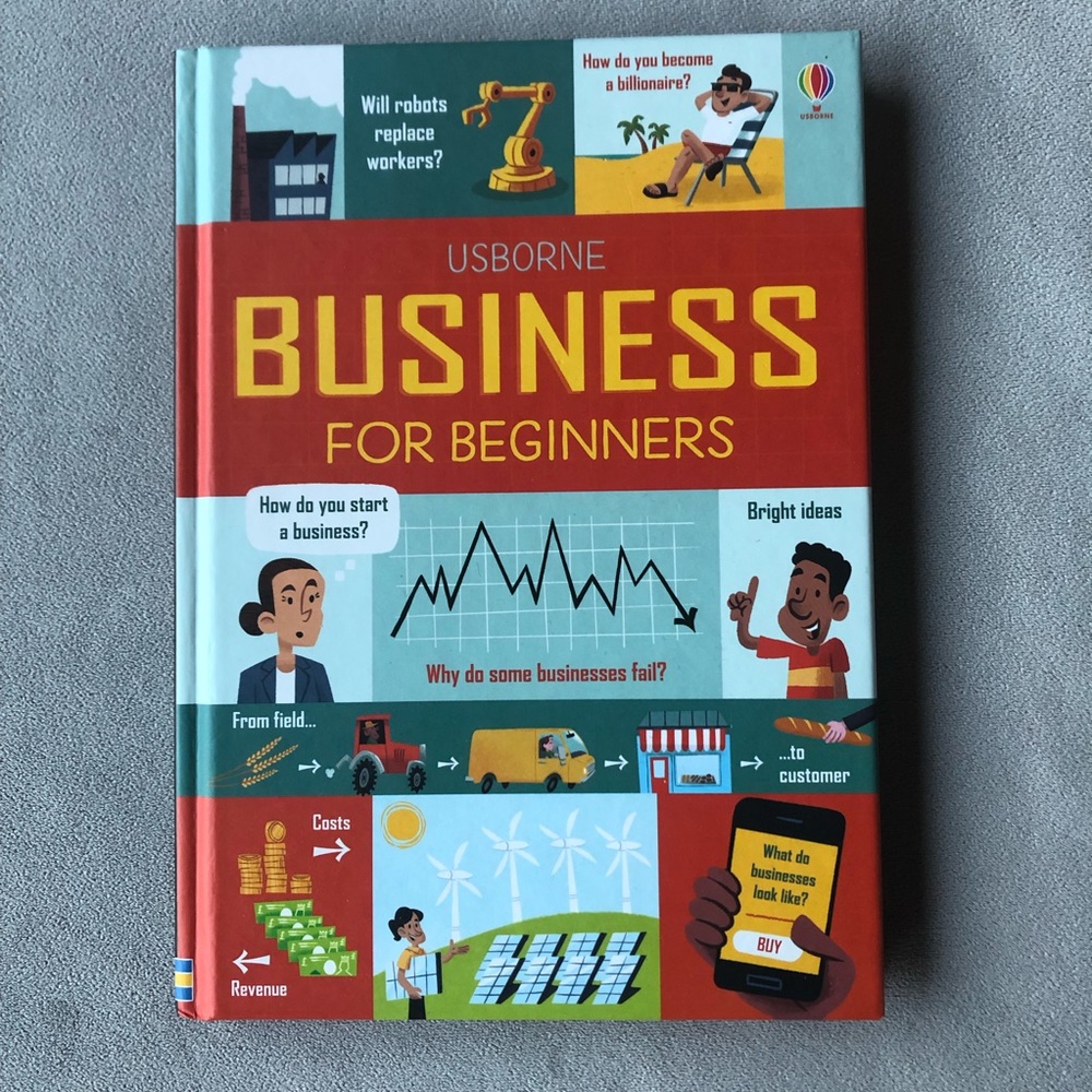 Business For Beginners ~ Usborne ~ Hardcover